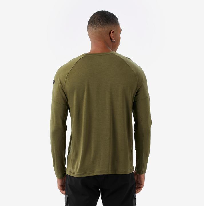 Actual product image Forclaz Langarmshirt Herren - Merino Resist grün (XXL)