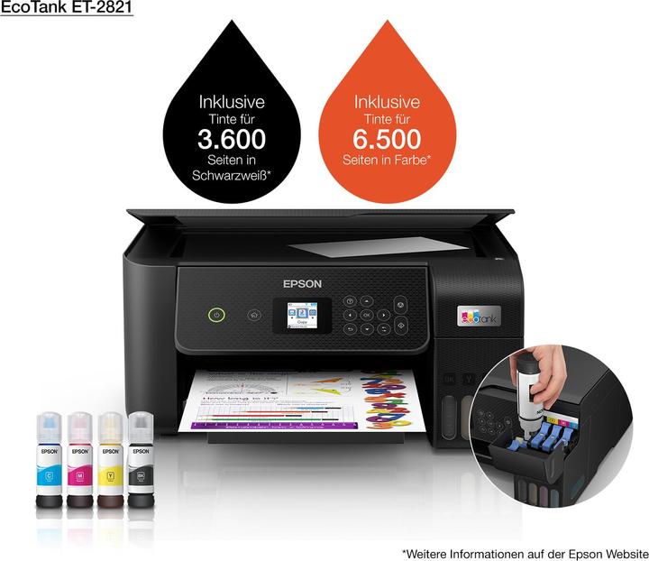 Produktbild Epson EcoTank ET-2821 (Tintentank, Farbe)