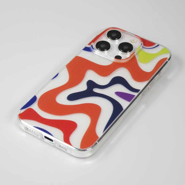 Actual product image PhoneLook Cover rubber silicone coloured waves Margarita (Apple iPhone 14 Pro Max)