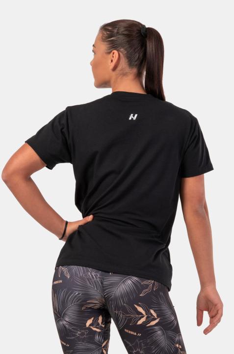 Actual product image Nebbia Invisible Logo T-shirt 602 black (XS)