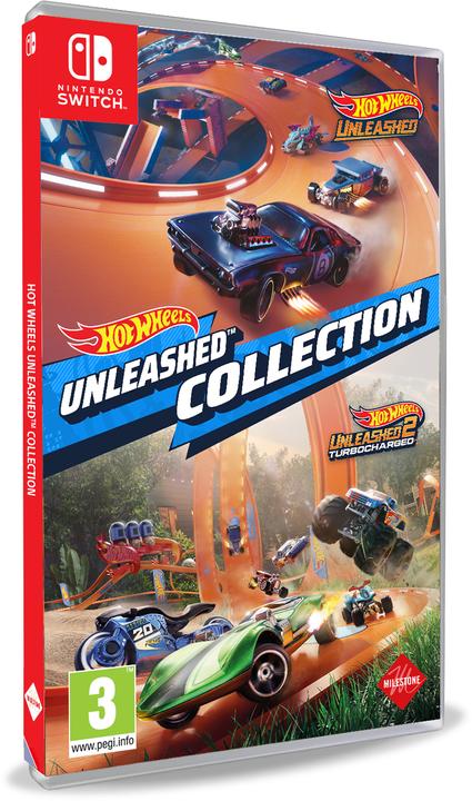 Actual product image Milestone Hot Wheels Unleashed Collection video game for (Switch, Switch Lite, Switch OLED, DE)