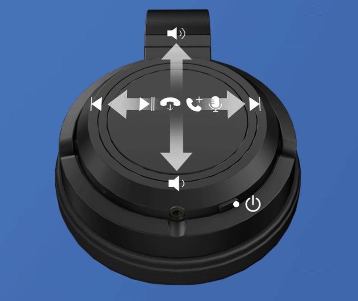 Produktbild SoundMagic P23BT schwarze Kopfhörer – Over-Ear-Bluetooth-Kopfhörer (ANC, 60 h, Kabellos)