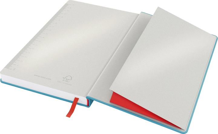 Actual product image Leitz Notebook Cosy 14.8 x 21 cm, Plaid, Blue (A5, Checked, Hardcover)