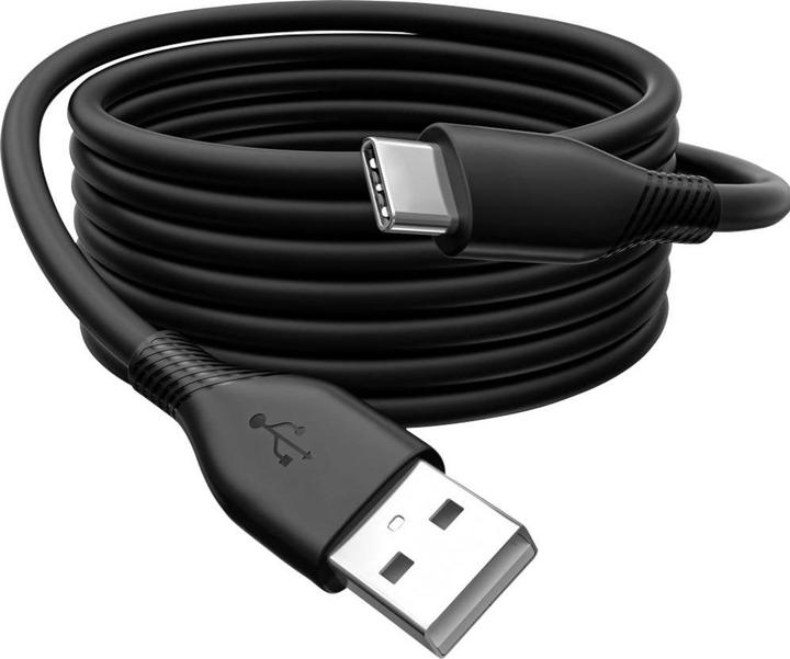 Immagine prodotto Digitus Cavo di collegamento USB-C in silicone, 0,5 m, nero (0.50 m, USB 2.0)