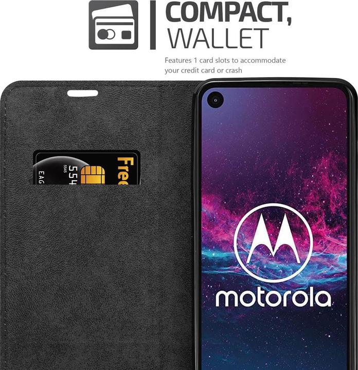 Productafbeelding Cadorabo Boek Onzichtbare Magneethoes (Motorola Een Actie)