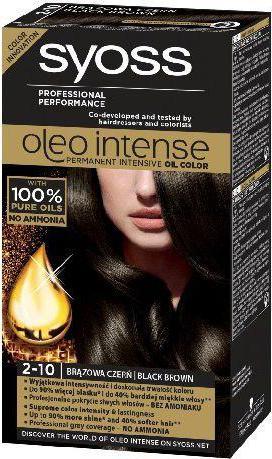 Image du produit Syoss Oleo Intense Hair Dye 2-10 Brown Black (2-10 Marron Noir)