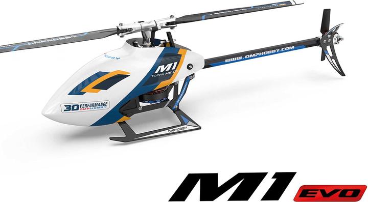 Produktbild OMPHobby OMP Heli M1 EVO Helikopter weiss (S-FHSS RX) # OSHM0030