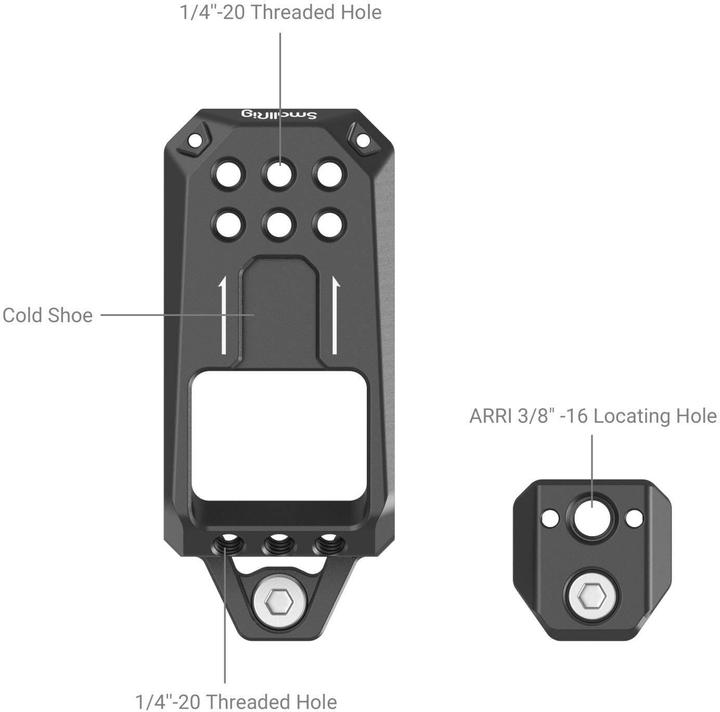 Actual product image SmallRig Top Plate for Sony FX3 XLR Unit MD3990