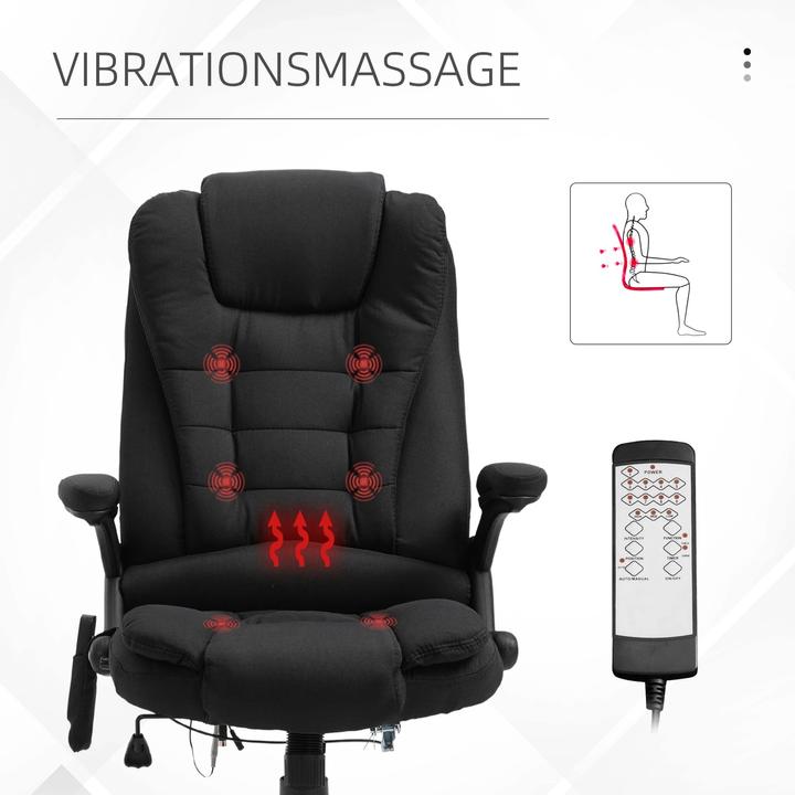 Actual product image Vinsetto Office chair with massage and heat function