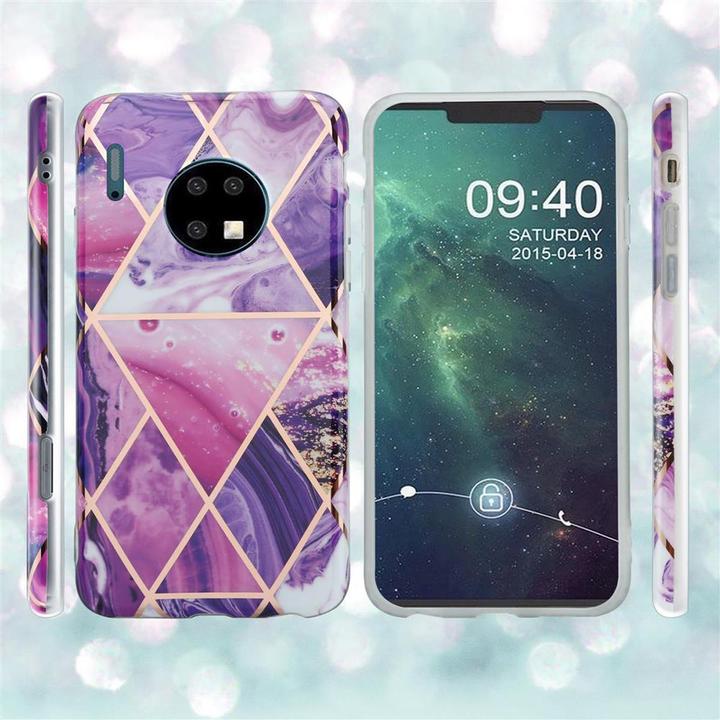 Produktbild Cadorabo IMD TPU Bunter Marmor Cover (Huawei Mate 30)