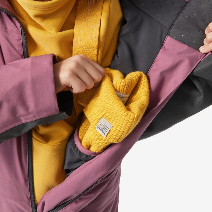 Immagine prodotto Wedze Tuta da sci per bambini calda e impermeabile - 900 rosa (164)