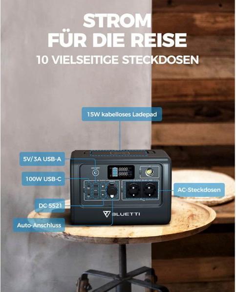 Image du produit Bluetti EB70 (716 Wh, 9.70 kg)