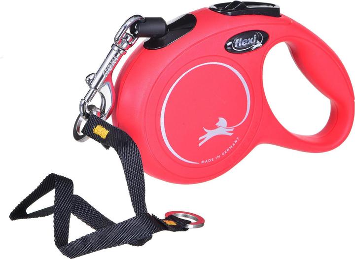 Actual product image Flexi Retractable leash NEW CLASSIC CAT XS, 3 m red rope (XS, Cat, Dog sport)