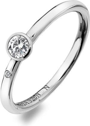 Produktbild Hot Diamonds Luxury silver ring with topaz and Willow DR206 diamond - Circuit: 60 mm (60, 925 Silber)