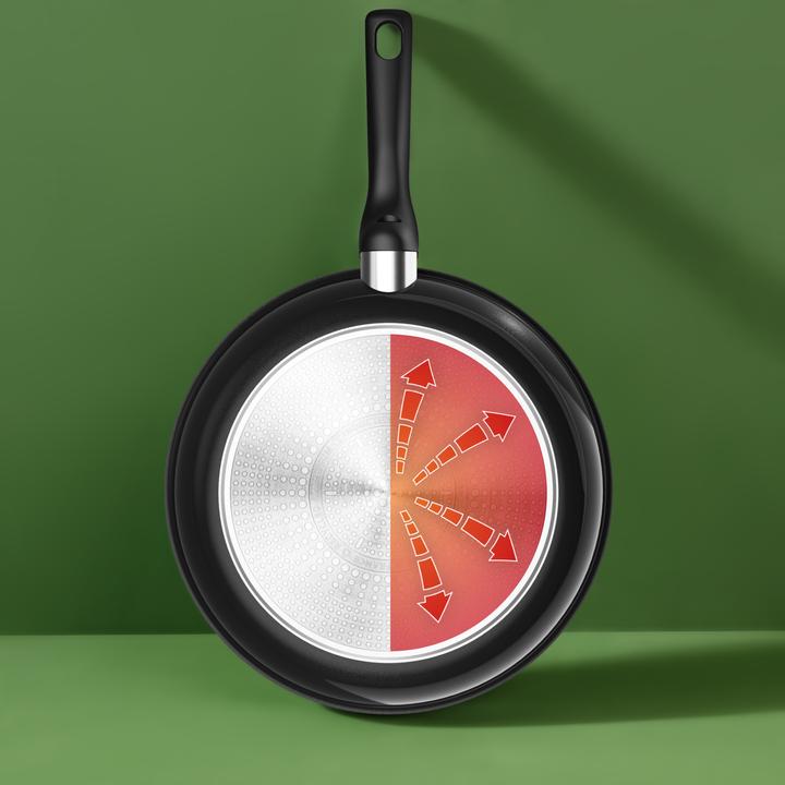 Produktbild Tefal Renew Black Keramische Koekenpan - 28 cm - Inductie (28 cm, Bratpfanne, Aluminium)
