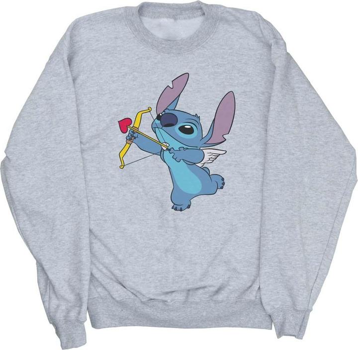 Disney Lilo And Stitch Stitch Cupid Valentines Sweatshirt Mädchen