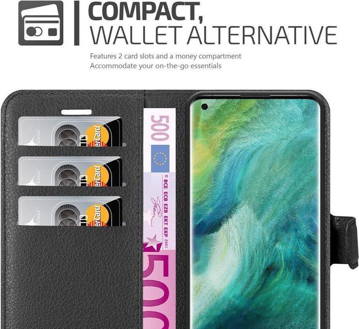 Actual product image Cadorabo Book with stand function cover (Oppo Find X2 Pro)