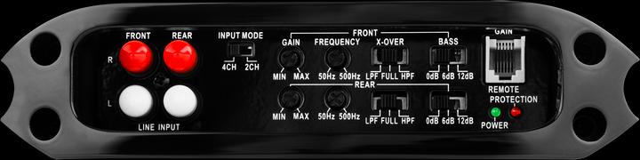 Actual product image Peiying Car amplifier Basic PY-B4C110R 4 channels