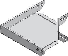 Actual product image Schneider Electric WIBE GROUP corner 90 degrees for cable trays KB184/KB284Height 60 mm, width 600 mm, length 700