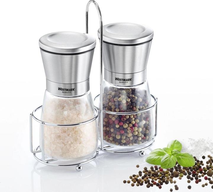 Image du produit Westmark Ménagère avec 2 moulins à épices "Acier inoxydable (Différentes épices)
