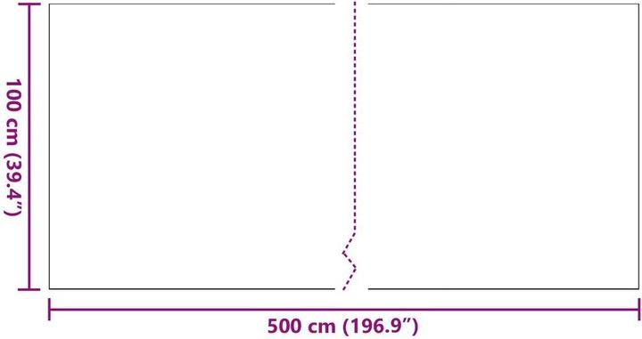 Image du produit VidaXL Ifan (1 x, 500 x 100 cm)