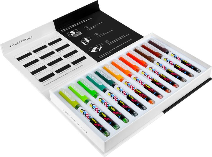 Image du produit Karin PIGMENT DECO BRUSH - Marqueur à pinceau (Nature, Multicolore, 12 x)