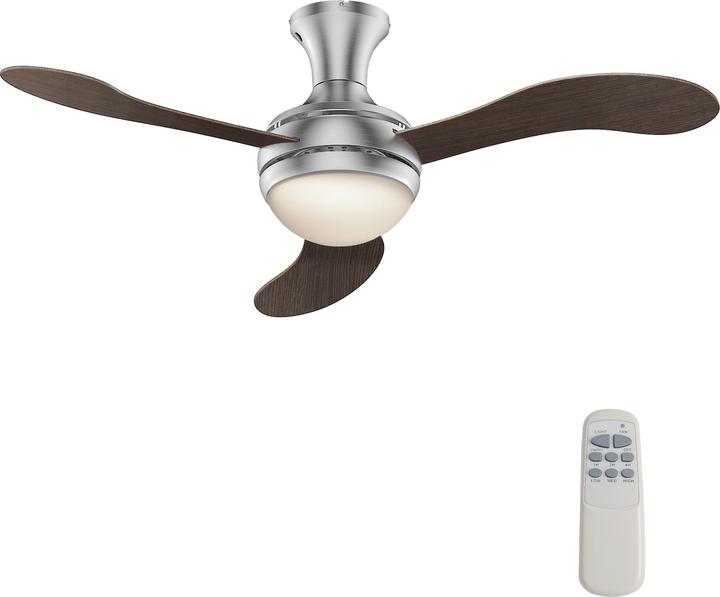 Produktbild Wiltec Deckenventilator Ø130cm Ventilator 55W Deckenlüfter Lampe Fernbedienung (55 dB)