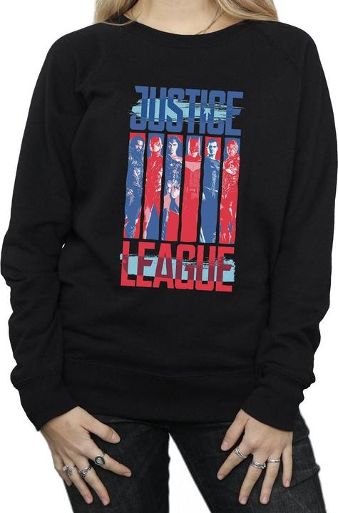 Image du produit - Sweat JUSTICE LEAGUE MOVIE TEAM FLAG - Femme (S)