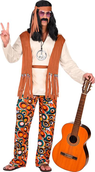 Immagine prodotto Widmann Costume Hippie taglia M Camicia, Gilet (M)