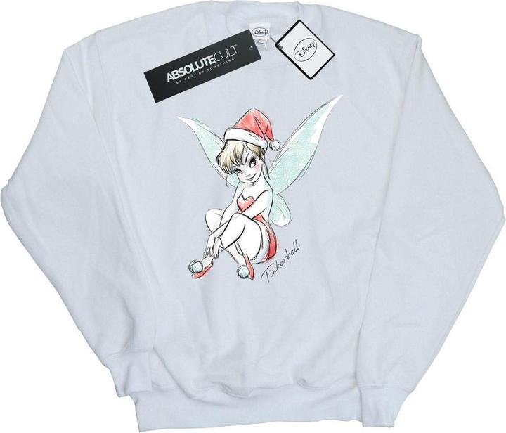 Actual product image Disney Mens Tinkerbell Christmas Fairy Sweatshirt (M)