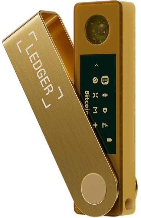 Ledger Nano X - Gold (Bitcoin, Ethereum Classic, Litecoin, Dogecoin, Dash, Weitere)
