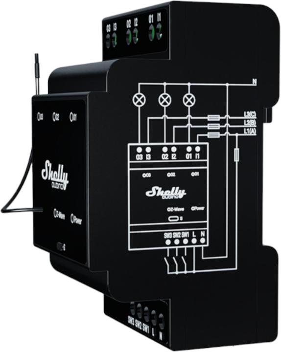 Image du produit Shelly Qubino Wave Shutter (Actionneur de commutation)