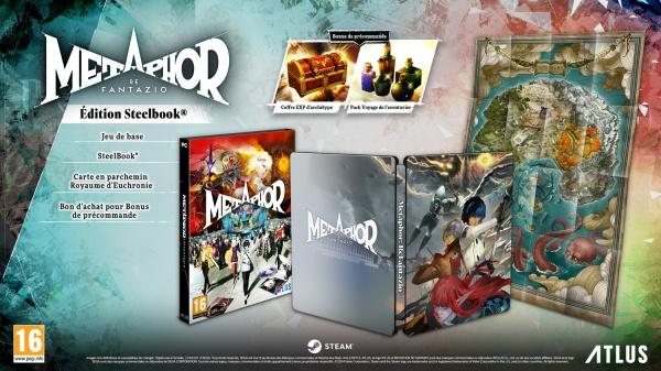 Image du produit Atlus Metaphor : ReFantazio édition Steelbook (Windows, FR)