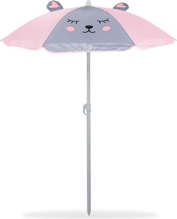 Immagine prodotto Relaxdays Tavolo Bambini con Ombrellone, Set con 2 Sedie