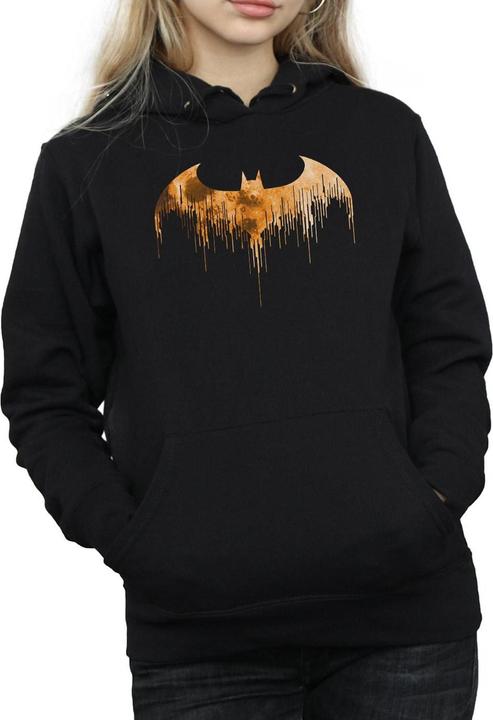 Immagine prodotto Batman Arkham Knight Halloween Moon Logo Fill Felpa con Cappuccio Donna (XL)