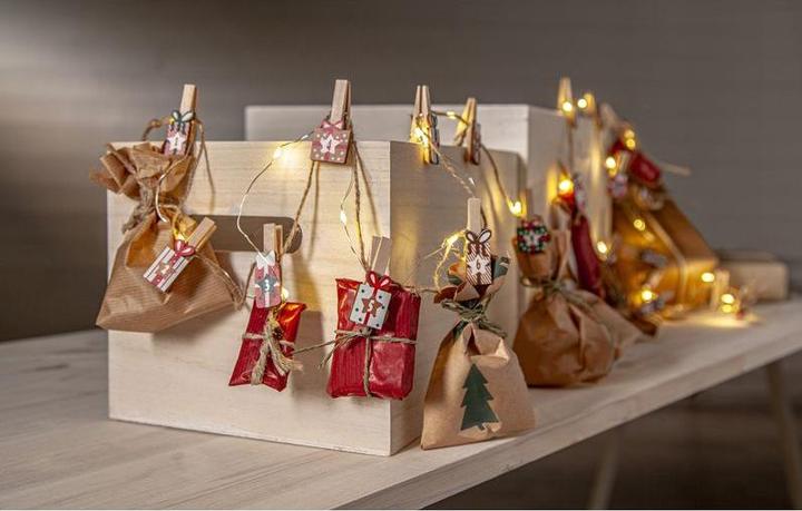 Produktbild Star Trading Lichterkette Clippy Advent (1.50 m)