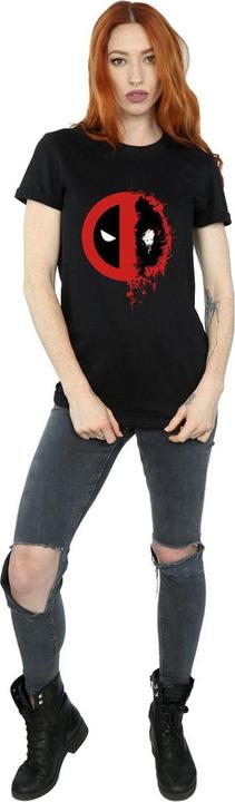 Immagine prodotto Deadpool Split Splat Logo Maglietta Ampia Donna (M)