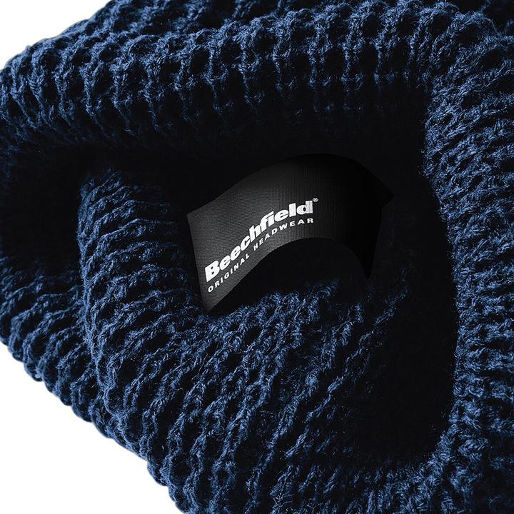 Produktbild Beechfield Winter Strickmütze in Waffeloptik (One Size)