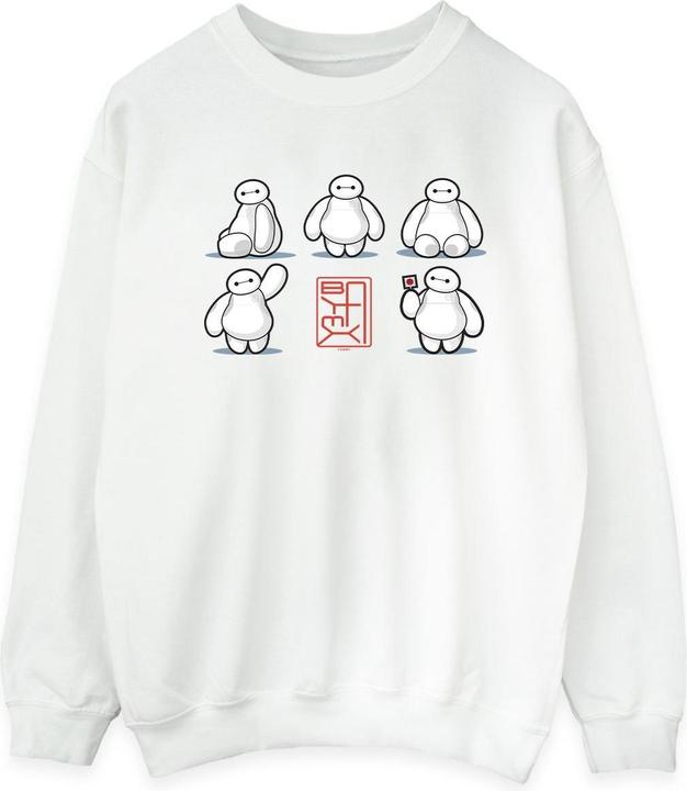 Disney Big Hero 6 Baymax Many Poses Sweatshirt (XL)