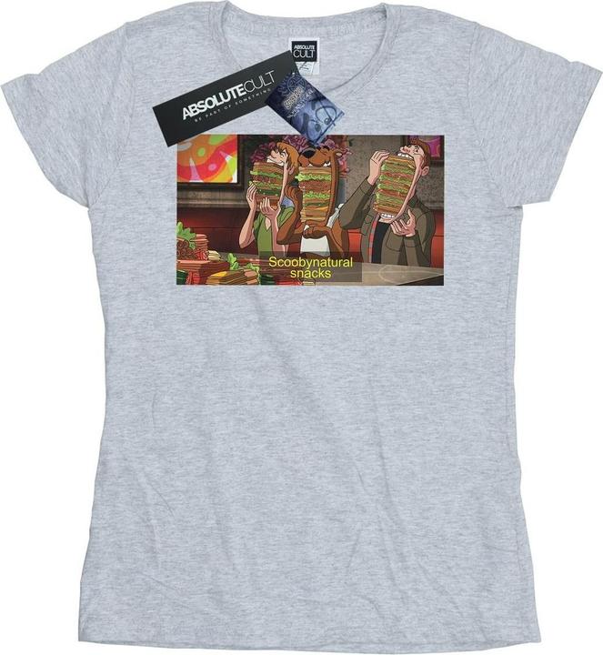 Actual product image Absolute Cult Womens/Ladies Supernatural Snacks Cotton T-Shirt (XXL)