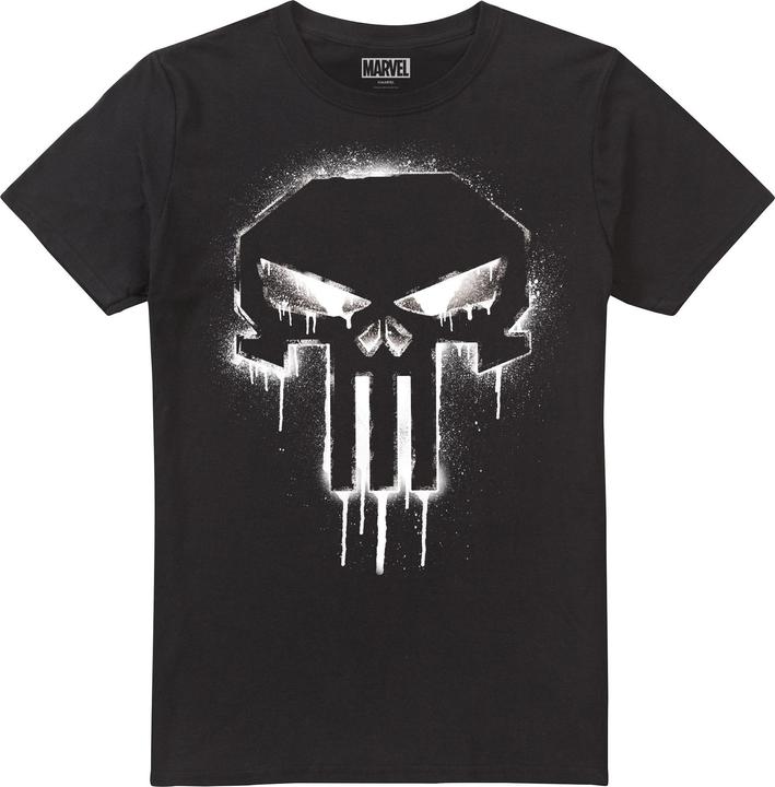 Actual product image The Punisher Mens Spray T-Shirt (L)