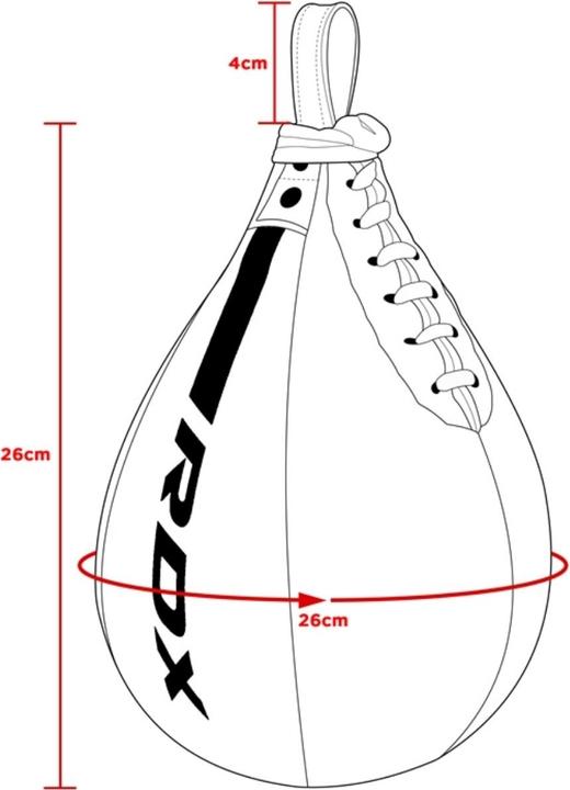 Produktbild Rdx 2Pc Speed Ball F6 Matte Pink + Swivel