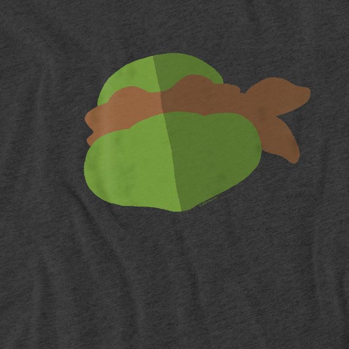 Actual product image Teenage Mutant NT Unisex Adult Michelangelo Face T-Shirt (M)