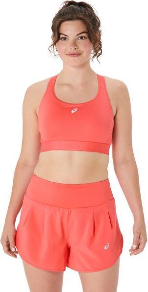 Actual product image ASICS Performance Road Compression Bra Lady Coral Reef / Greyish Purple (L)