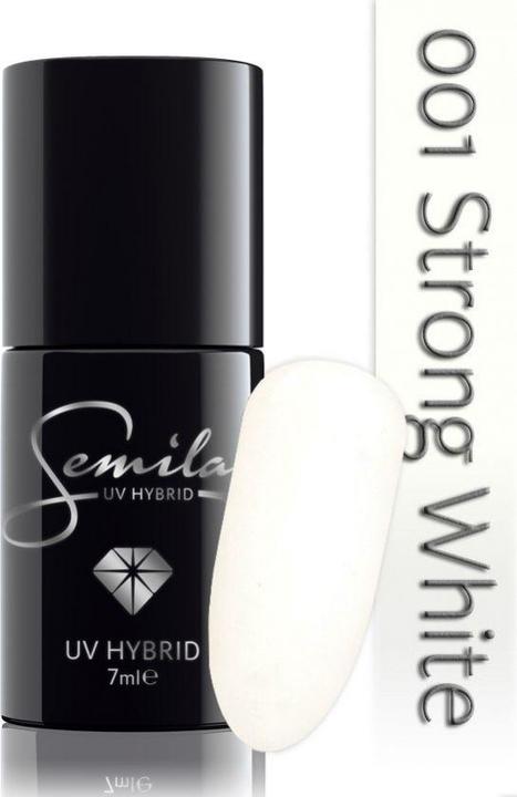 Produktbild Semilac 001 Strong Baltas 7ml (001 Strong Baltas, UV-Gel Lack)
