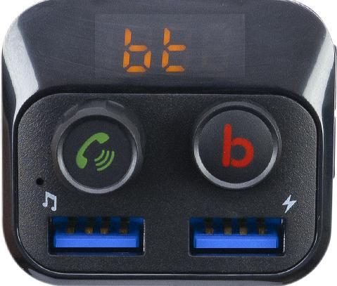 PNI FM modulator Valentine F250 Bluetooth 5.0, MP3 player, FM transmitter, micro SD slot, dual