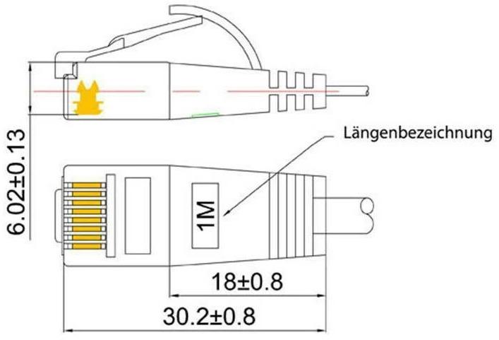 Actual product image Wirewin Network cable (UTP, CAT6, 1.50 m)
