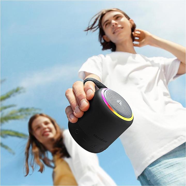 Produktbild soundcore Tragbarer Lautsprecher||Mini 3 Pro|Schwarz|Tragbar (15 h, Akkubetrieb)