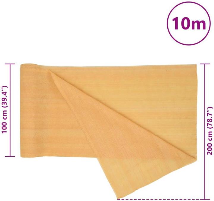 Immagine prodotto VidaXL Zaunblende farbe m HDPE 75 g/m² (1000 cm)