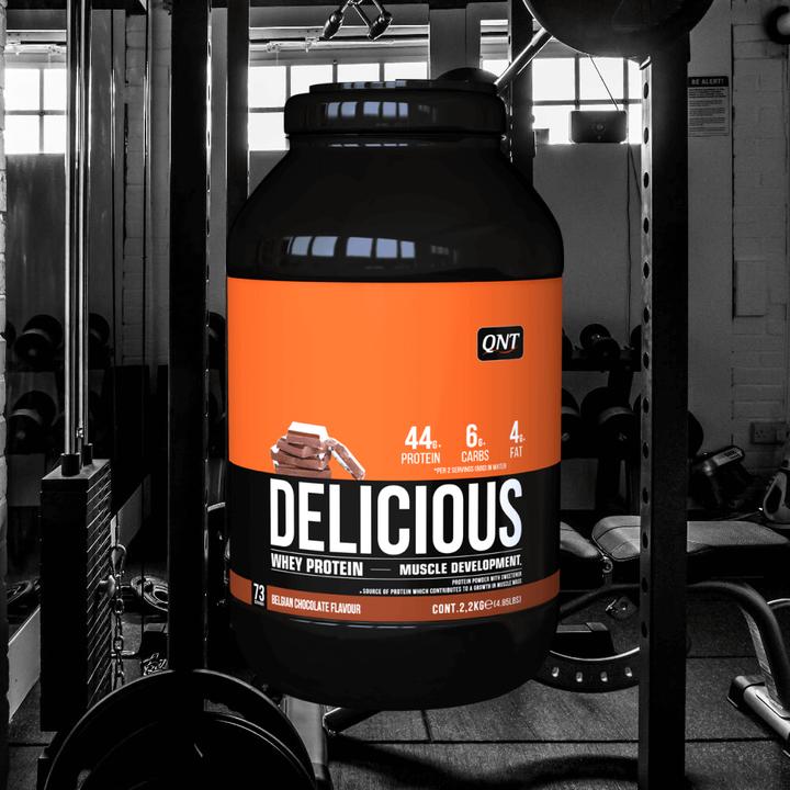 Actual product image QNT Delicious Whey Protein (Chocolate, 1 pcs., 2200 g)